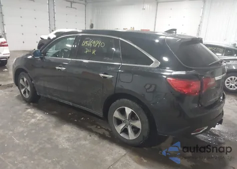 2014 Acura Mdx from USA, damaged, VIN 5FRYD4H24EB005603